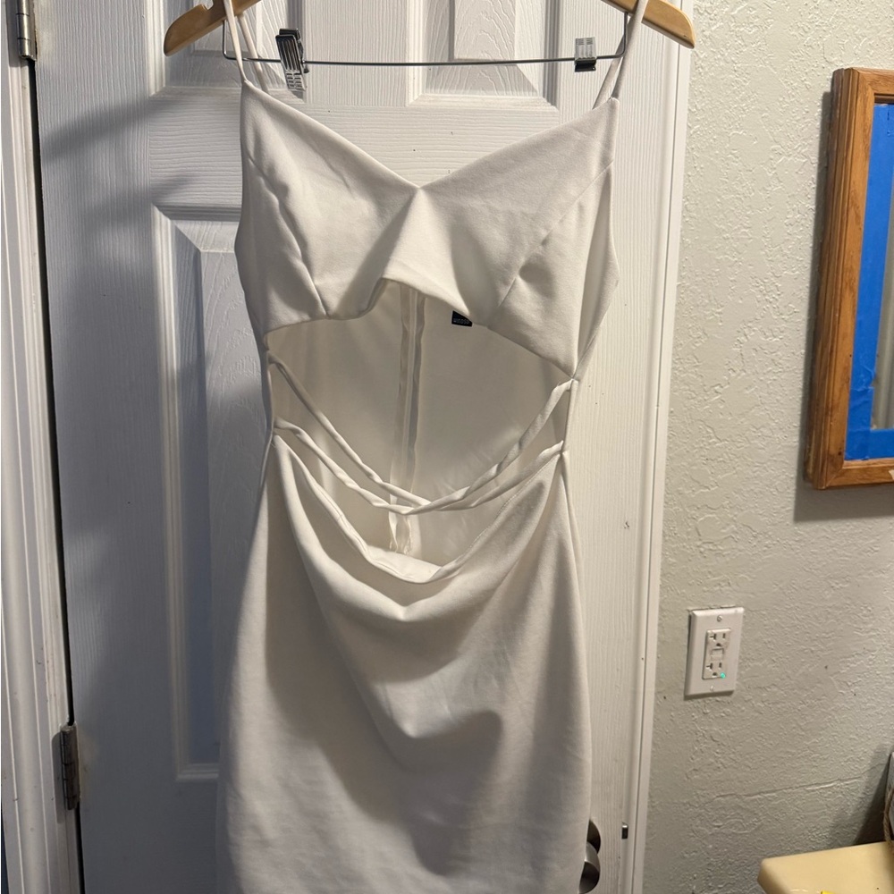 Windsor White Cutout Mini Dress